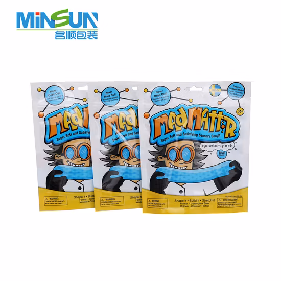 Custom Printed Resealable Packaging Bag Foil Laminated Mylar Zipper Bags for Snacks