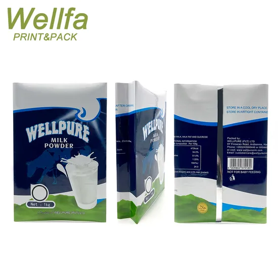 Custom Printed 100g 500g 1kg Resealable Coffee Milk Powder Packaging Plastic Pouch Mylar Packing Sachet Whey Protein Bags
