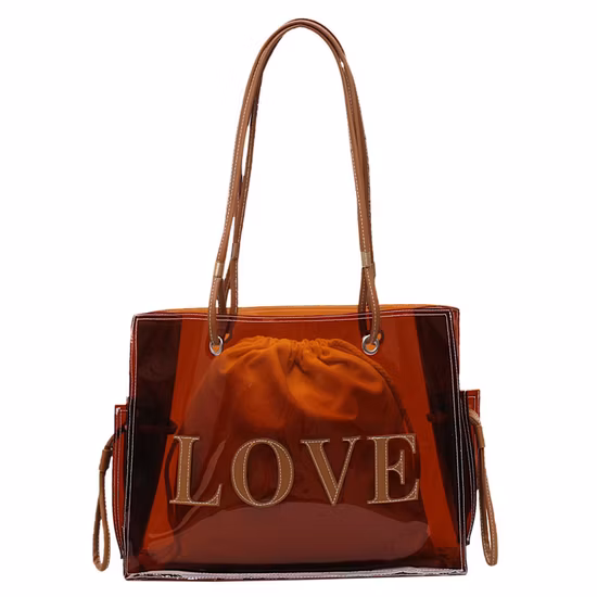 Geldbörsen Neue Sommer-Luxushandtaschen für Frauen PVC Transparente Strand-Frauenhandtaschen