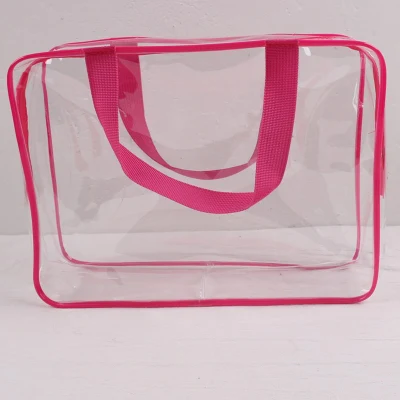 Robuste, transparente PVC-Make-up-Tasche