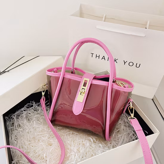 Großhandel Fabrik PVC Transparente Umhängetasche Jelly Damenhandtaschen